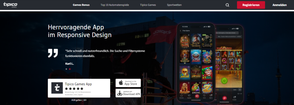Tipico Spiele App
